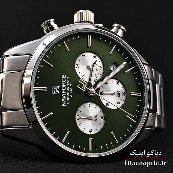 ساعت مچی اورجینال مردانه برند نیوی فورس سه موتور مدل NF8076 — تصویر ۸