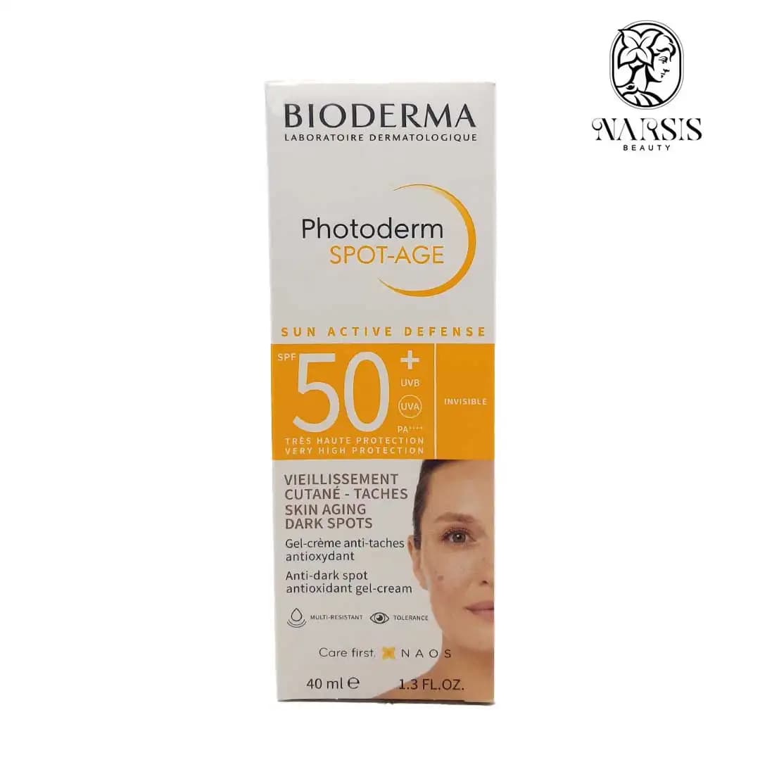 کرم ضد آفتاب اسپات ایج بایودرما بی رنگ | bioderma spotage — تصویر ۲
