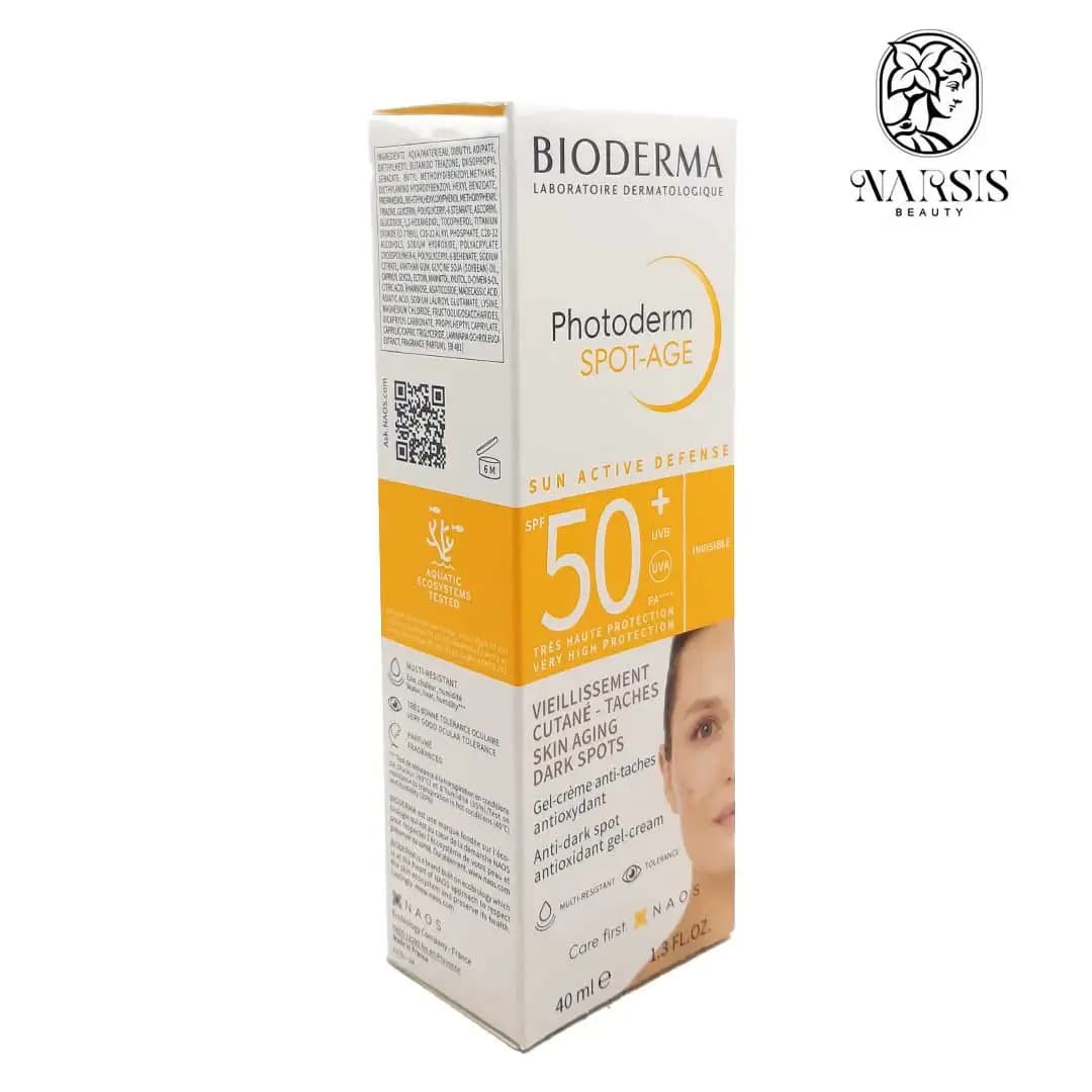 کرم ضد آفتاب اسپات ایج بایودرما بی رنگ | bioderma spotage — تصویر ۳