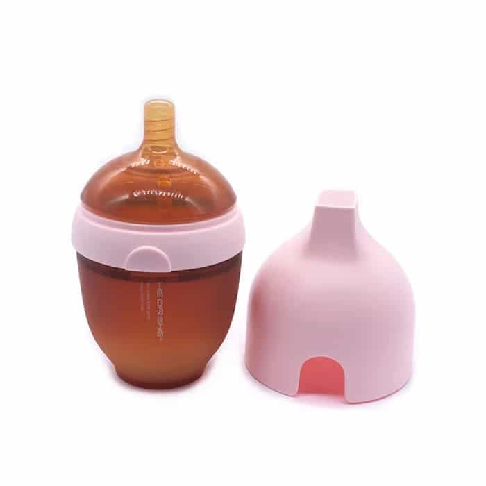شیشه شیر تمام سیلیکونی هی اور شی 160 میل مشکی — تصویر ۳