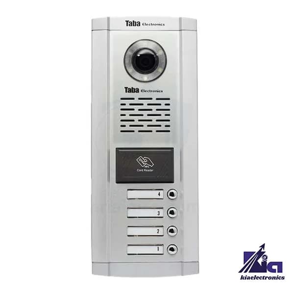 پکیج آیفون تصویری چهار واحدی تابا TVD-1043I با پنل کارتی TVP-1860 CR — تصویر ۸
