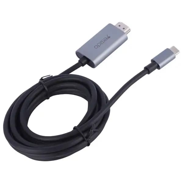 کابل تبدیل USB-C به HDMI طول 2 متر یسیدو مدل Yesido HM10 — تصویر ۳
