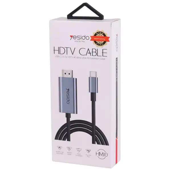 کابل تبدیل USB-C به HDMI طول 2 متر یسیدو مدل Yesido HM10 — تصویر ۶