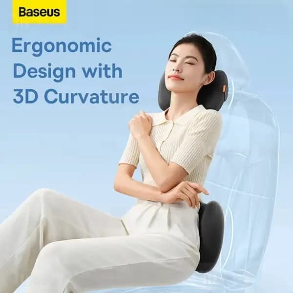 بالش طبی پشت کمر خودرو بیسوس مدل Baseus ComfortRide C20036402111-01 — تصویر ۵