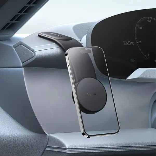 هولدر و نگهدارنده مگنتی موبایل بیسوس مدل Baseus PrimeTrip C02 Air — تصویر ۷
