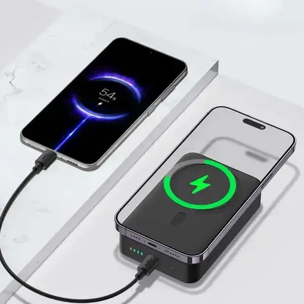 پاوربانک وایرلس 15 وات 20000 هزار 20 وات بیسوس مدل Baseus EnerFill FM41 Mini Magnetic E0027U01 — تصویر ۳