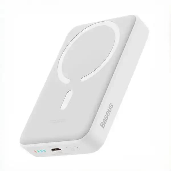 پاوربانک 10000 هزار وایرلس 15 وات تایپ سی 30 وات بیسوس مدل Baseus PPCXM1030 Magnetic Mini