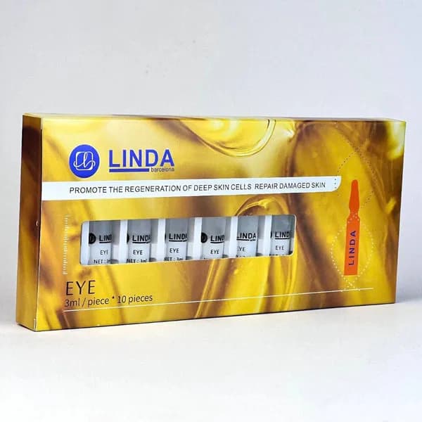 پک ویال جذبی تخصصی دور چشم LINDA لیندا 10 عددی
