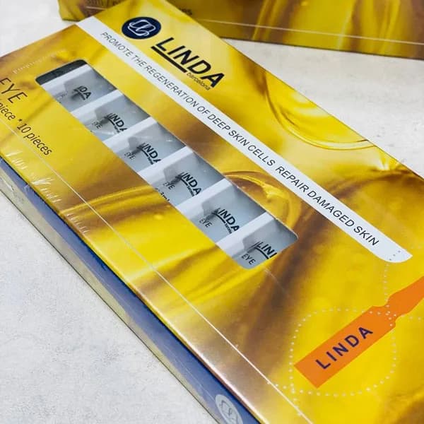 پک ویال جذبی تخصصی دور چشم LINDA لیندا 10 عددی — تصویر ۴