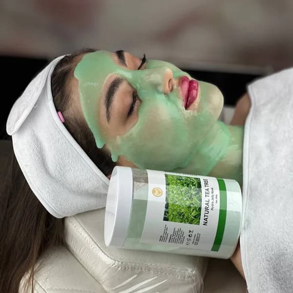 ماسک هیدروژلی چای سبز بست کلین Best Klin کره 500 گرمی — تصویر ۶