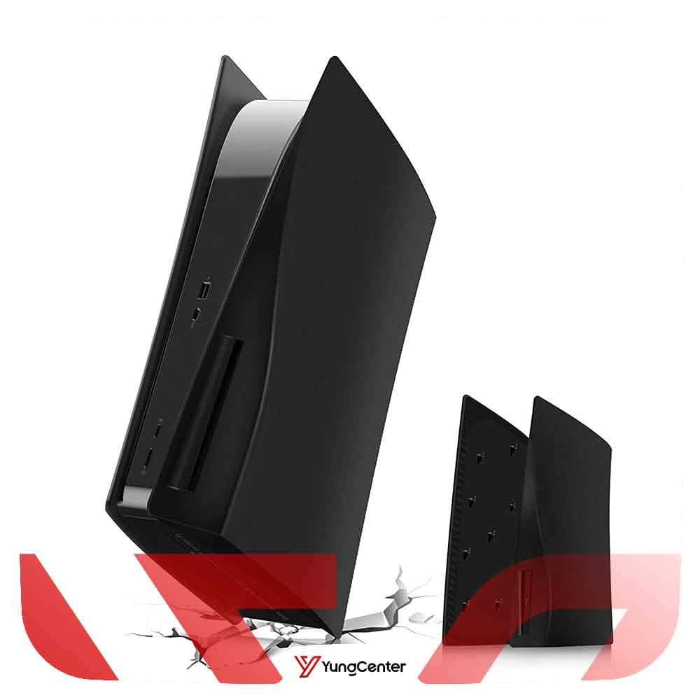 فیس پلیت رنگ سیاه PS5 Faceplate Black Plates Shells — تصویر ۲