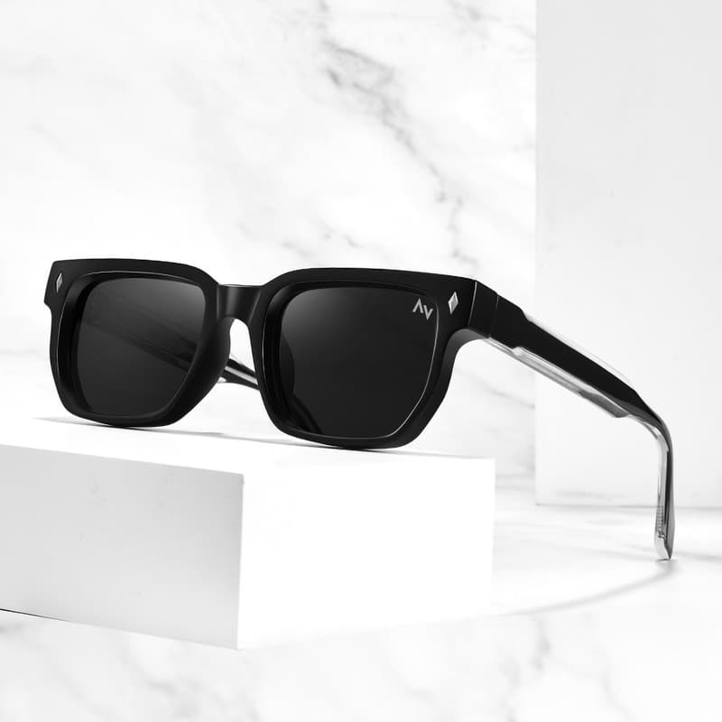 عینک آفتابی ویفرر (Wayfarer) آلبرت وگ مدل SZ8107 Obsidian — تصویر ۷