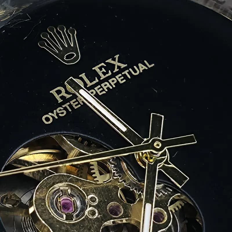 ساعت مچی مردانه رولکس اویستر اتومات طلایی نقره ای ROLEX OYSTER — تصویر ۷