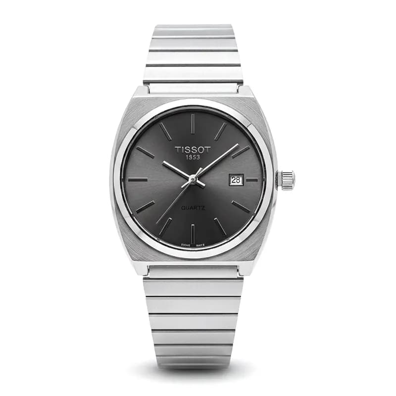 ساعت مچی مردانه تیسوت گادفادر نقره ای خاکستری TISSOT