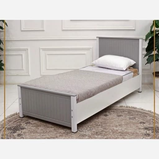 تخت خواب یک و نیم نفره عرض 120 مدل سهند بدون کشو بدون تشک مبلمان فرنا مدل 1144066
