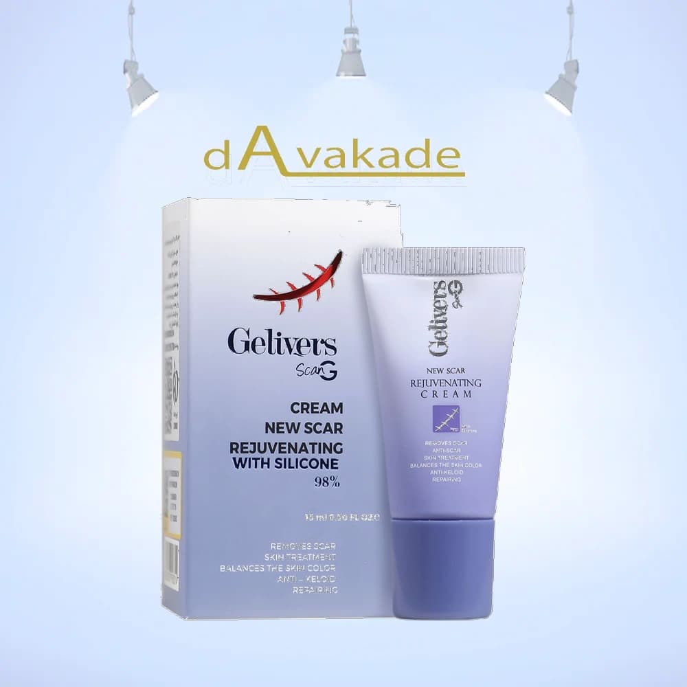 GELIVERS کرم ترمیم کننده و درمان اسکار حاوی سیلیکون 15 گرمی