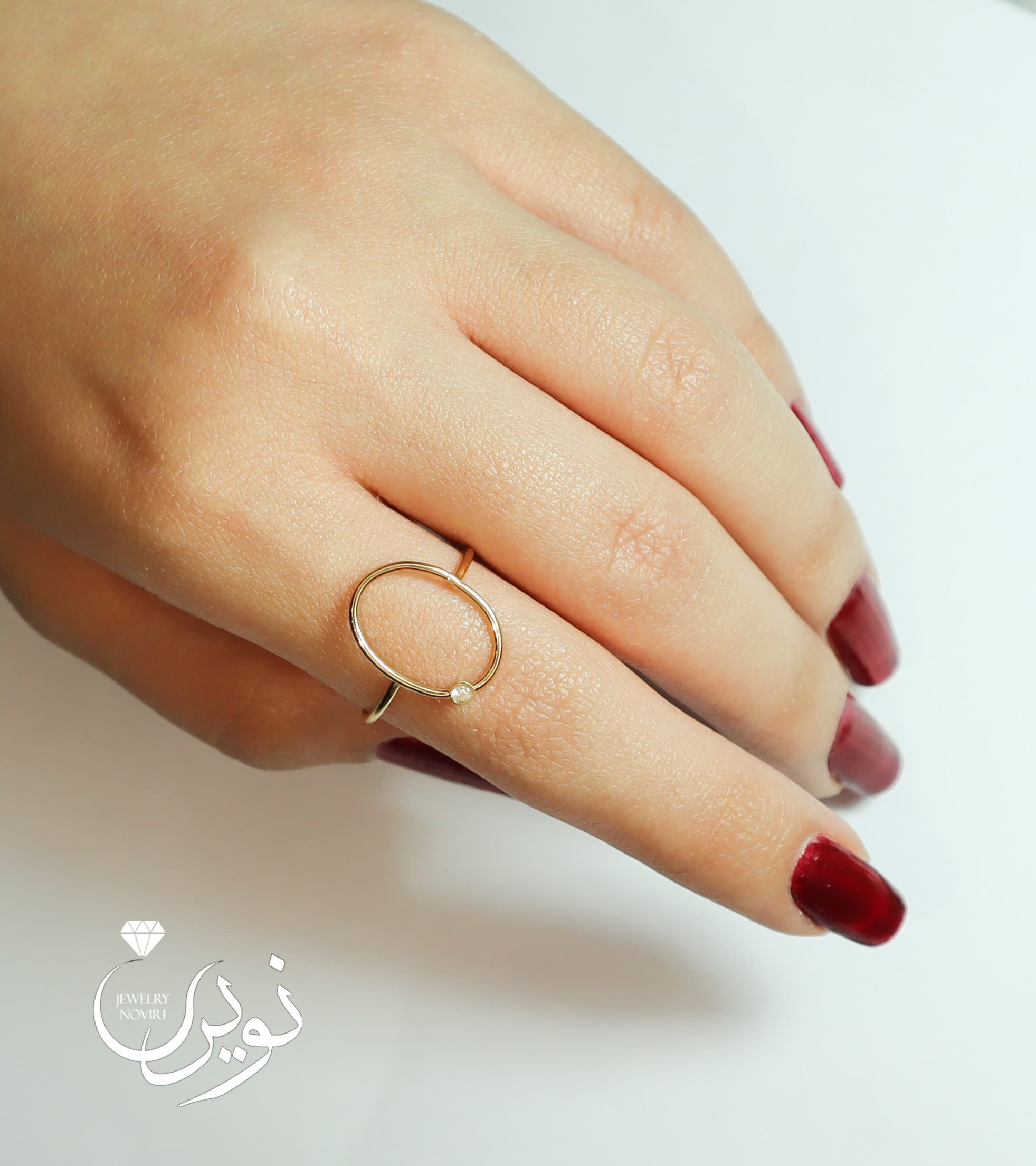 انگشتر طلا ظریف R025