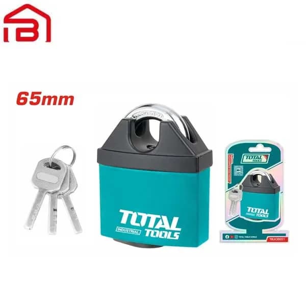 قفل آویز ضد آب صنعتی 65 میلی متری توتال مدل TBLK38651