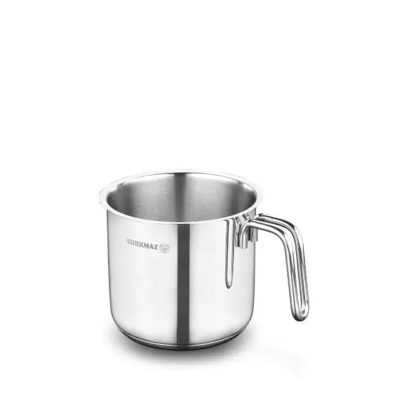 شیر جوش استیل کرکماز مدل پرلا کد 1649 ا KORKMAZ Perla 14×14 cm Milk Pot A1649