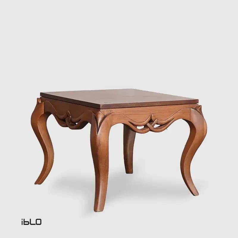 میز عسلی نئوکلاسیک لیونا (گردویی) — تصویر ۳