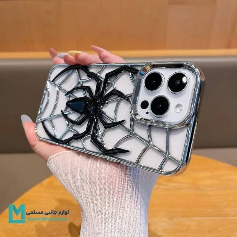 قاب گوشی برجسته طرح تار عنکبوت کد C3021 | لوازم جانبی مسلمی — تصویر ۳