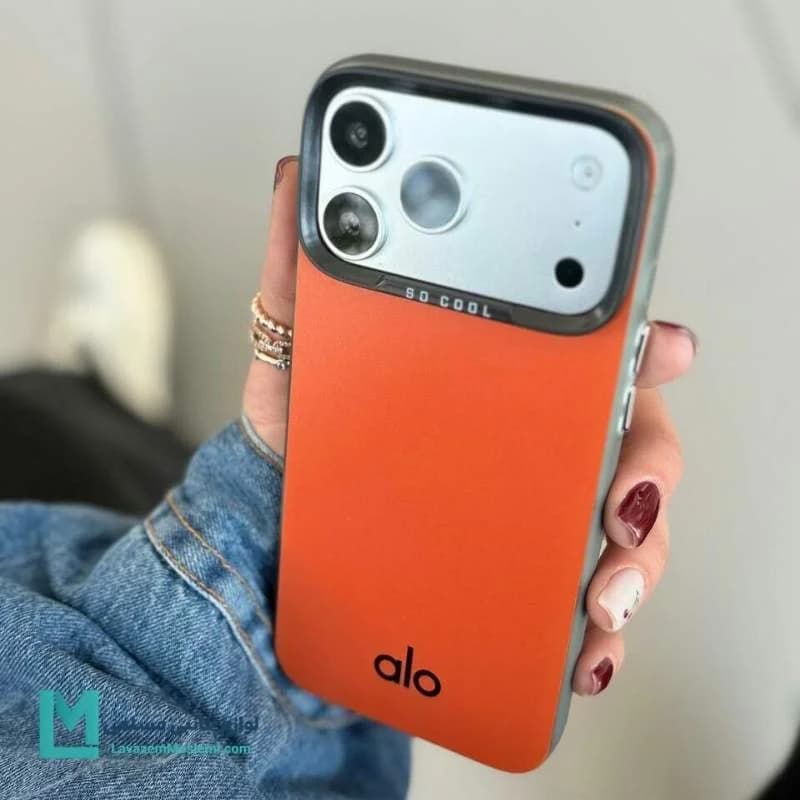 قاب گوشی سوکول نارنجی طرح alo کد C3014 | لوازم جانبی مسلمی