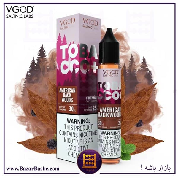 سالت ویگاد تنباکو خشک دودی VGOD Tobacco American Backwoods