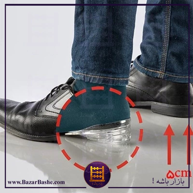 کفی افزایش قد سیلیکونی Comfy مدل 4 لایه 2-7 cm — تصویر ۳