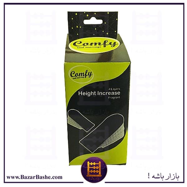 کفی افزایش قد سیلیکونی Comfy مدل 4 لایه 2-7 cm — تصویر ۴