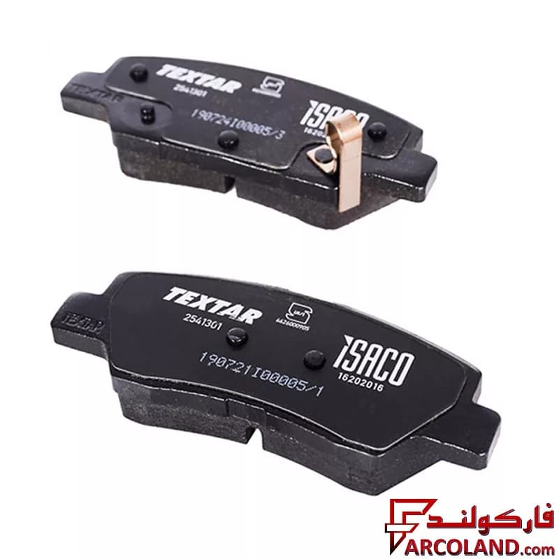 لنت ترمز عقب تکستار ایساکو مدل 1620201603 مناسب پژو 206 تیپ 5 (مدل رانایی) — تصویر ۲