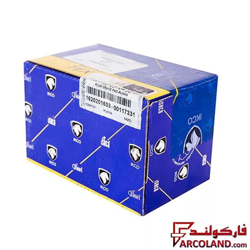 لنت ترمز عقب تکستار ایساکو مدل 1620201603 مناسب پژو 207 (مدل رانایی) — تصویر ۳