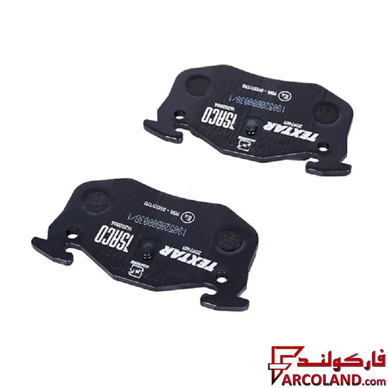 لنت ترمز عقب تکستار ایساکو مدل 1620200416 مناسب پژو 206 تیپ 5 — تصویر ۲