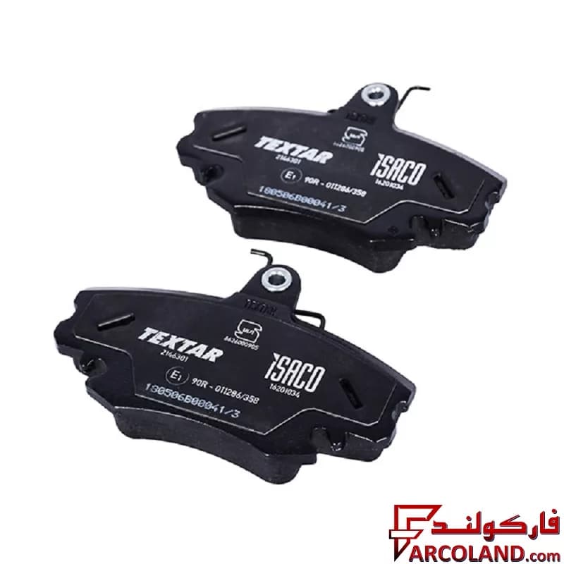 لنت ترمز جلو تکستار ایساکو مدل 1620103407 مناسب رنو تندر 90 (ال 90) — تصویر ۲
