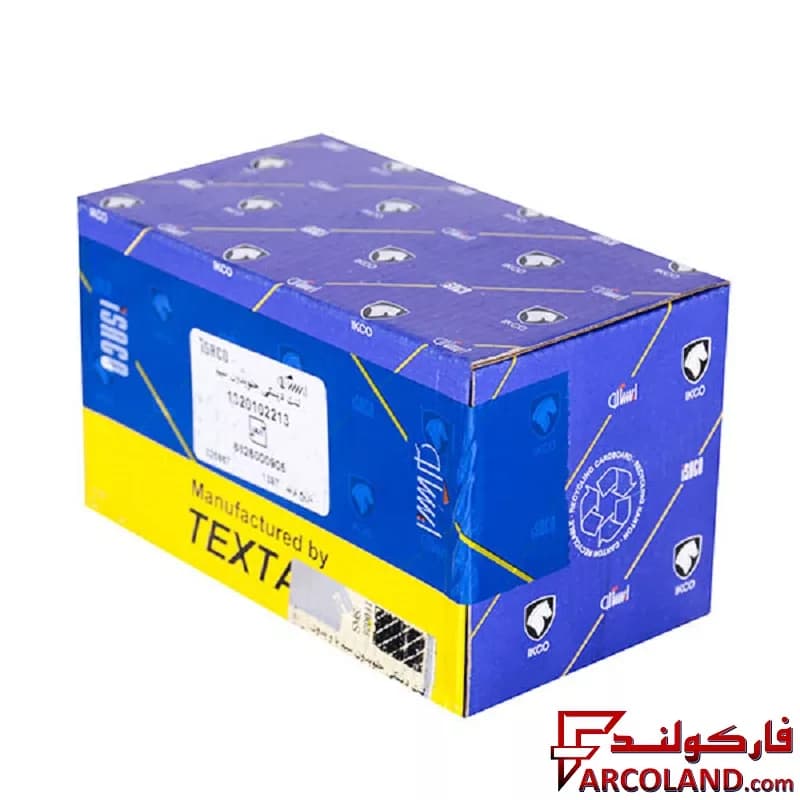 لنت ترمز جلو تکستار ایساکو مدل 1620102213 مناسب پژو 206 صندوقدار V2,V8,V9 — تصویر ۳