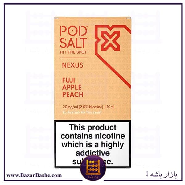 سالت پادسالت سیب و هلو Pod Salt Nexus Fuji Apple Peach 30ml — تصویر ۲