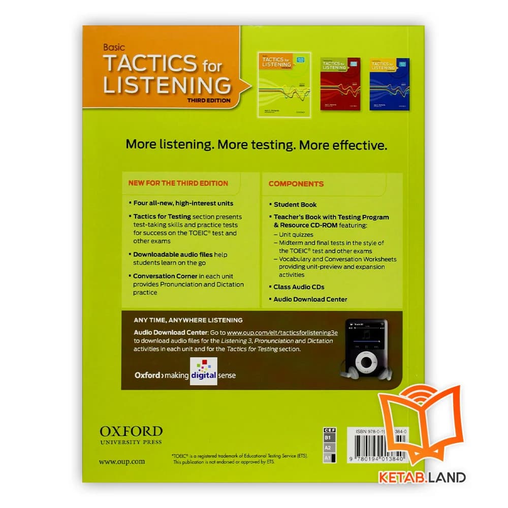 پک سه جلدی Tactics for Listening — تصویر ۴