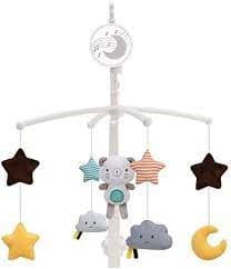 اویز تخت نوزاد موزیکال چرخشی پایه دار کیدز با عروسک های زیبا و کیفیت عالی konig kids baby musical crib mobile — تصویر ۲