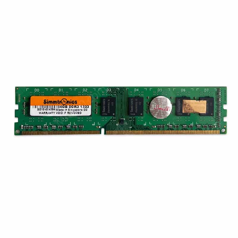 رم 2 گیگ SIMMTRONICS 2GB DDR3 1333Mhz استوک — تصویر ۲
