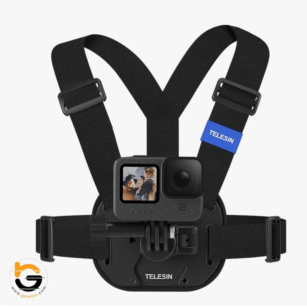 بند سینهای Telesin Vest Chest Strap v2 مخصوص دوربینهای اکشن — تصویر ۳