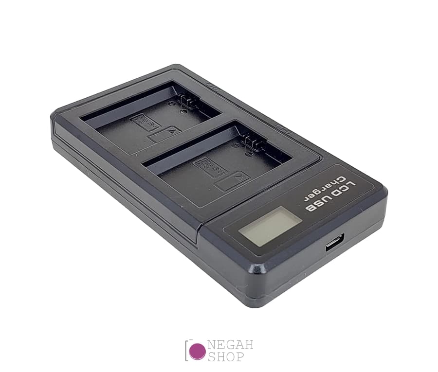 شارژر دوبل باتری NP-FW50 با صفحه نمایش — تصویر ۲