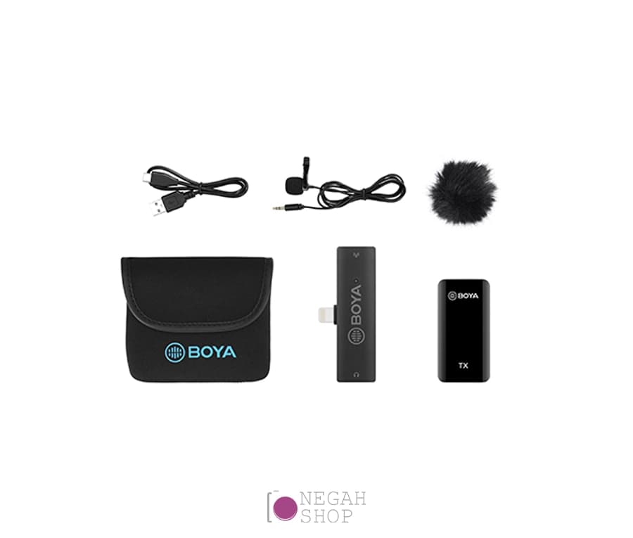 میکروفون بی سیم بویا Boya BY-XM6-S3 For Lightning تک کاربره — تصویر ۴