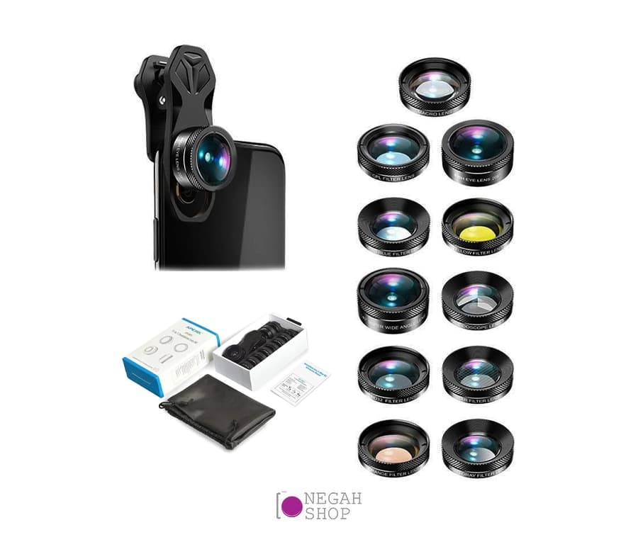 کیت 11 تایی لنز گوشی موبایل Apexel APL-DG11 — تصویر ۵
