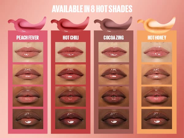 لیپ گلاس حجم دهنده میبلین Maybelline مدل Plump شماره 005 PEACH FEVER — تصویر ۳
