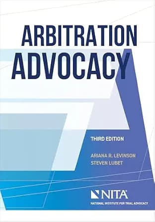 و دانلود نسخه کامل کتاب زبان اصلی Arbitration Advocacy (NITA) | دانلود کتاب خارجی
