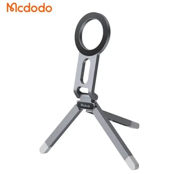 هولدر و نگهدارنده مگنتی و سه پایه موبایل چندکاره مک دودو مدل Mcdodo TB-6210 Foldable Magnetic Phone Stand & Tripod — تصویر ۲
