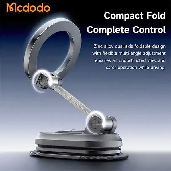 هولدر و نگهدارنده مگنتی تاشو مک دودو مدل Mcdodo Nimble Magnetic Dashboard Phone Holder CM-6240 — تصویر ۴