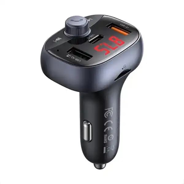 شارژر فندکی ۷۲ وات و پخشکننده بلوتوث افام مک دودو مدل Mcdodo CarGo 72W 2A1C Car Charger with FM Transmitter CC-5950