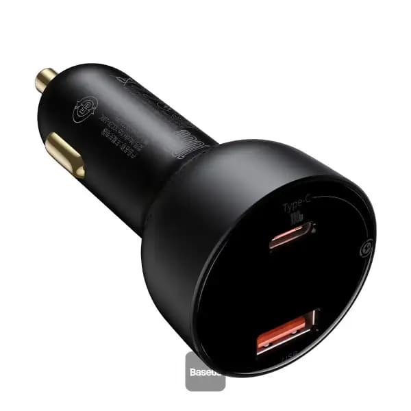 شارژر فندکی 60 وات دو پورت بیسوس مدل Baseus CGJP010013 — تصویر ۲