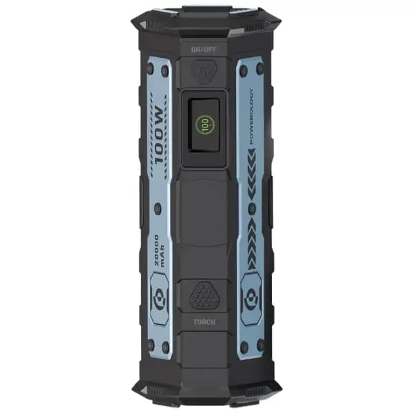 پاوربانک 20000 هزار 100 وات با چراغقوه داخلی پاورولوژی مدل Powerology TorchPower