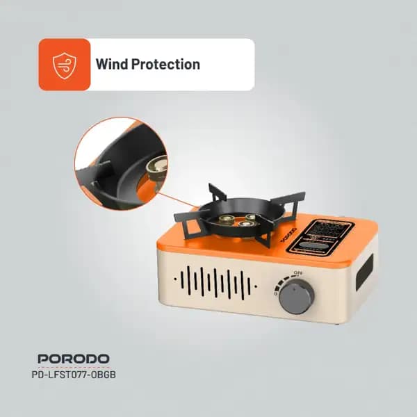اجاق کمپینگ پرودو مدل Porodo Lifestyle Portable Outdoor Stove — تصویر ۵
